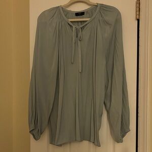 Tahari Women's Blouse in Soft Green